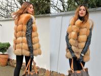 Fur vest (31 photos): how and with what to wear a fashionable fur vest